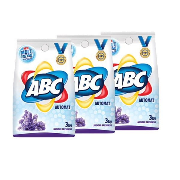 ABC 3KG - LAUNDRY DETERGENT - AUTOMAT - LAVENDER